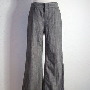 Gap Wool Blend Wide Leg Pinstripe Pants Size 4R